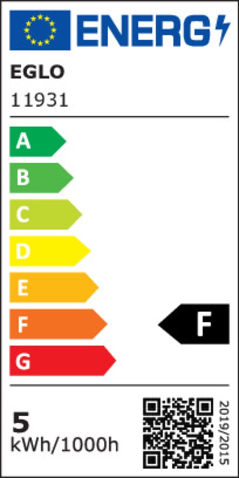 Energieeffizienz: LED-Leuchtmittel AGL 4,9 W/E27/470 lm, weiß